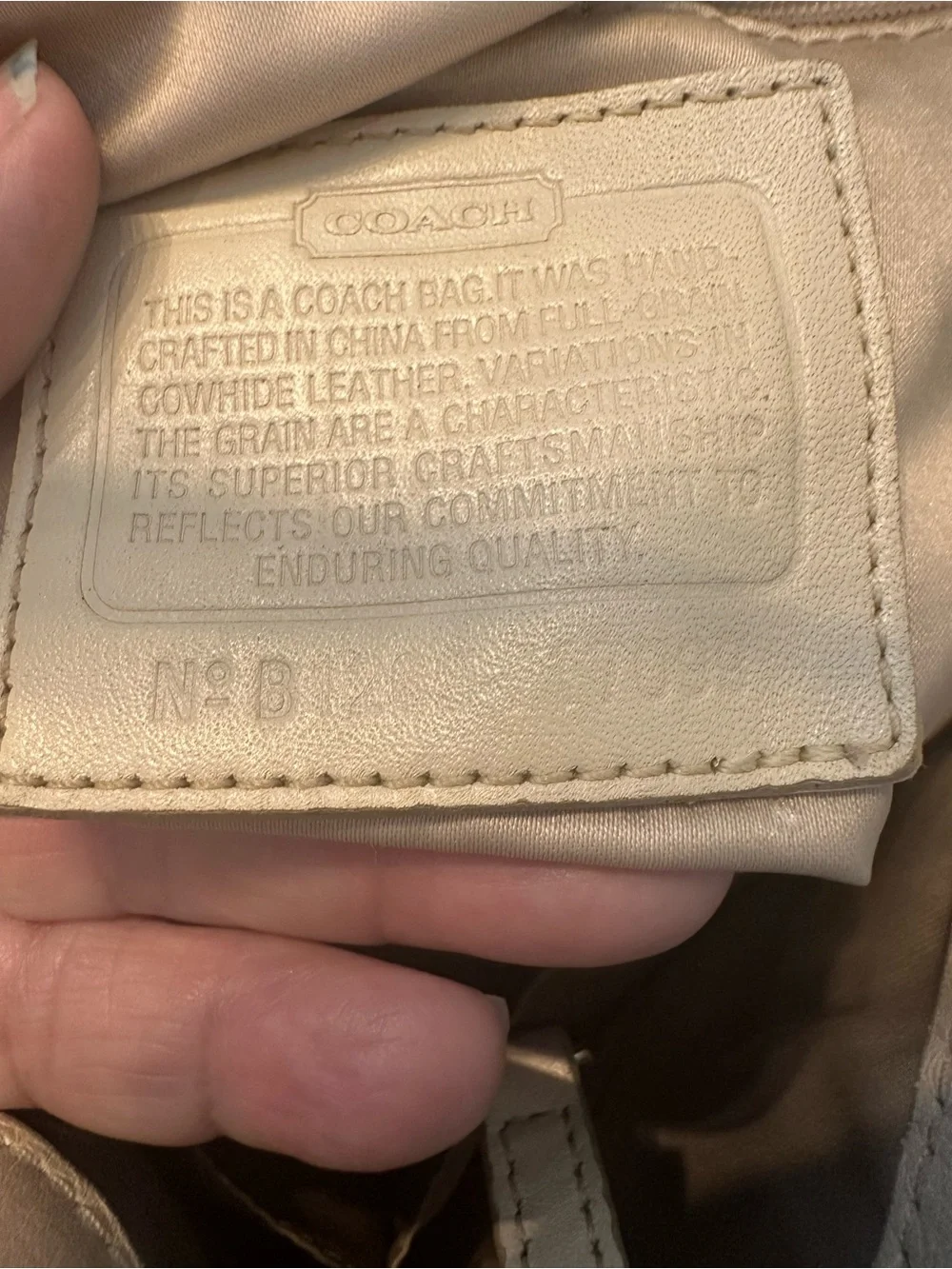 Coach 2012 tote